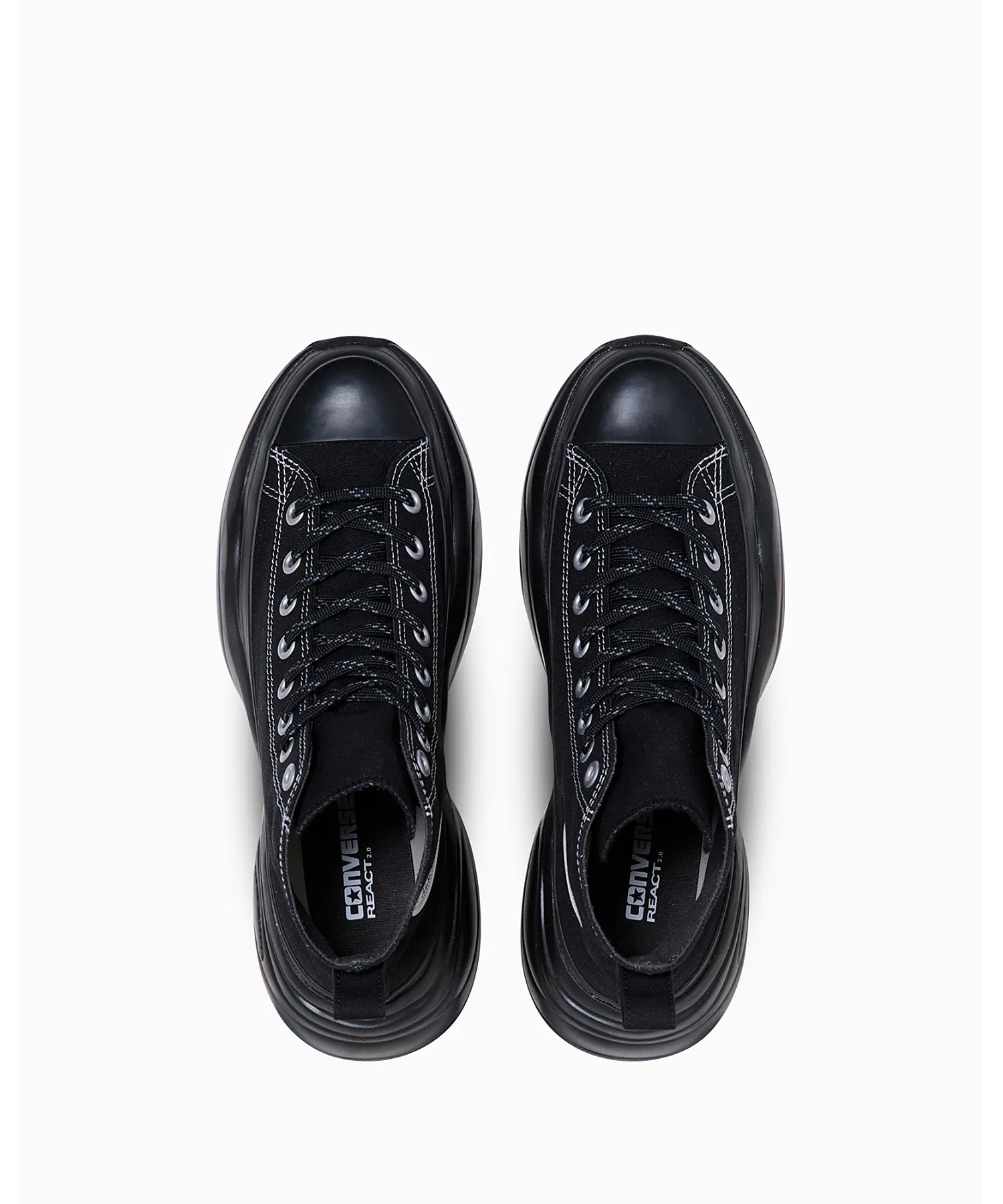 Унисекс высокие кеды на платформе CONVERSE ALL STAR SURGETRAINER HI чёрные — фото 4
