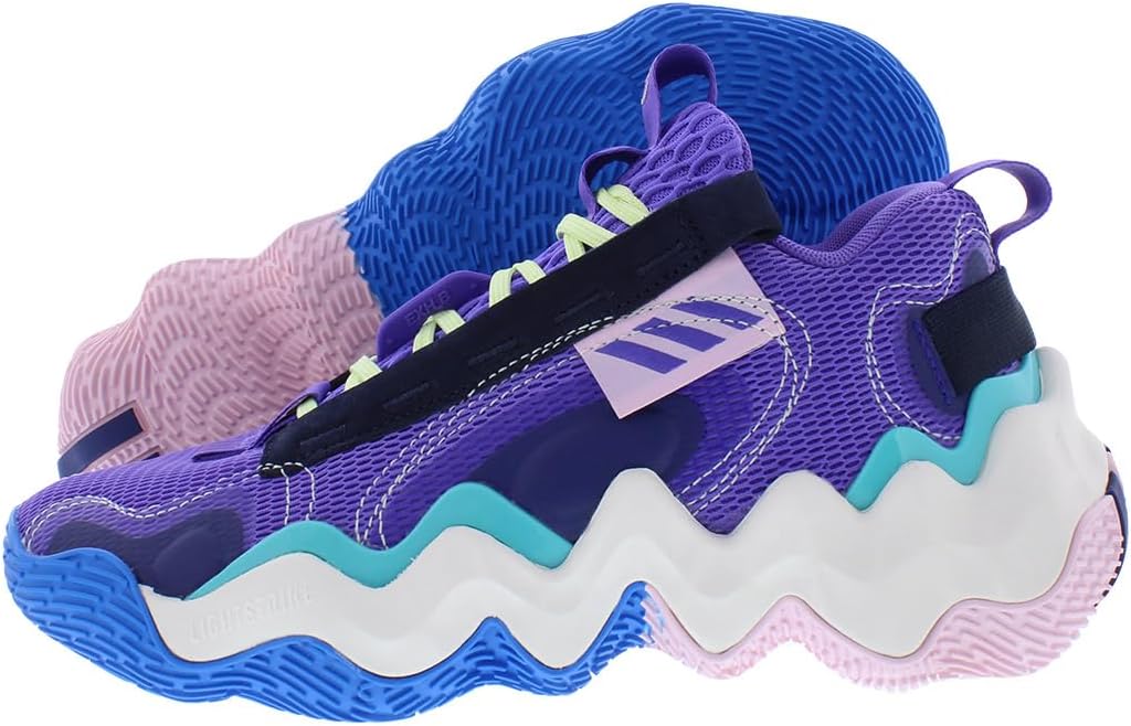 

Женские баскетбольные кроссовки Adidas Exhibit B Mid, синий/фиолетовый