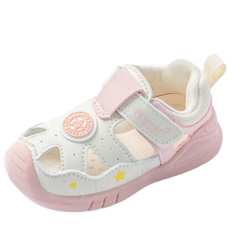 

Дышащие, нескользящие, противоударные, низкие детские туфли для младенцев и малышей Bradmiller, розовый