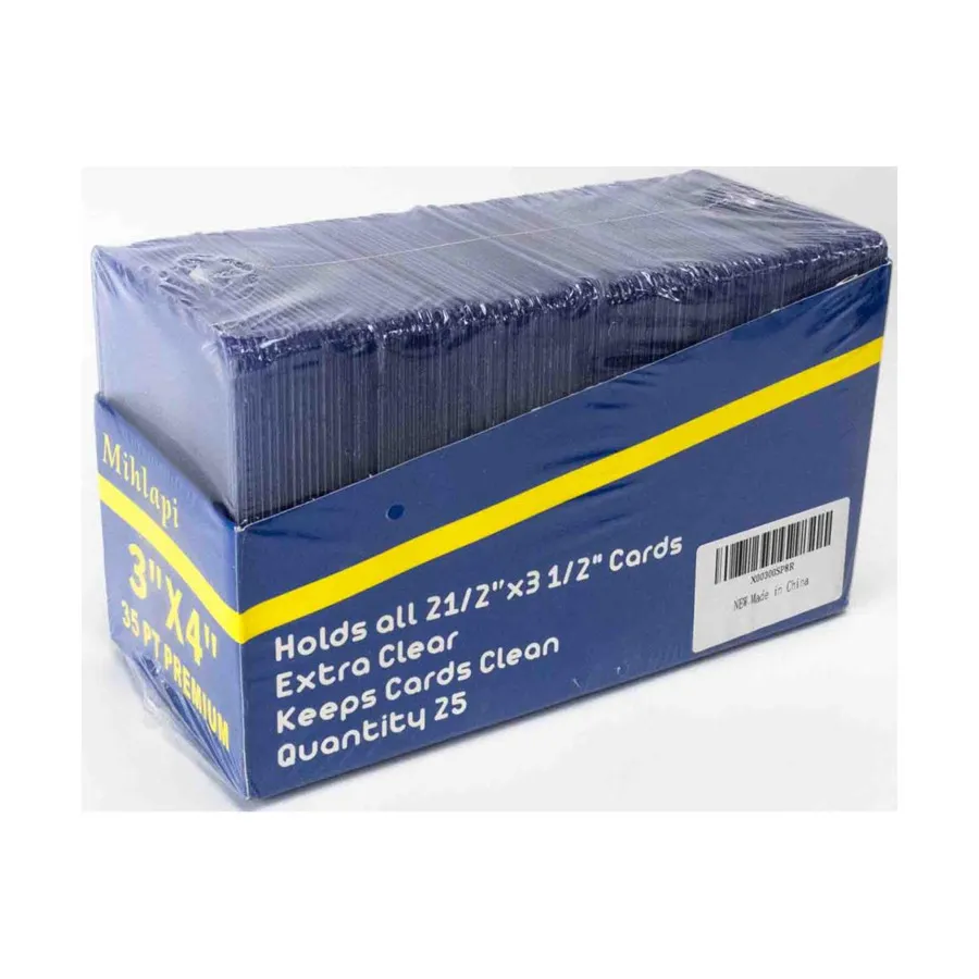 

Премиум-рукава 3 x 4 дюйма, 35 пт – 100 рукавов, Card Sleeves (Mihlapi)