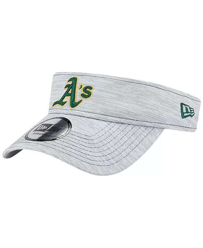 

Мужской серый регулируемый козырек Oakland Athletics New Era