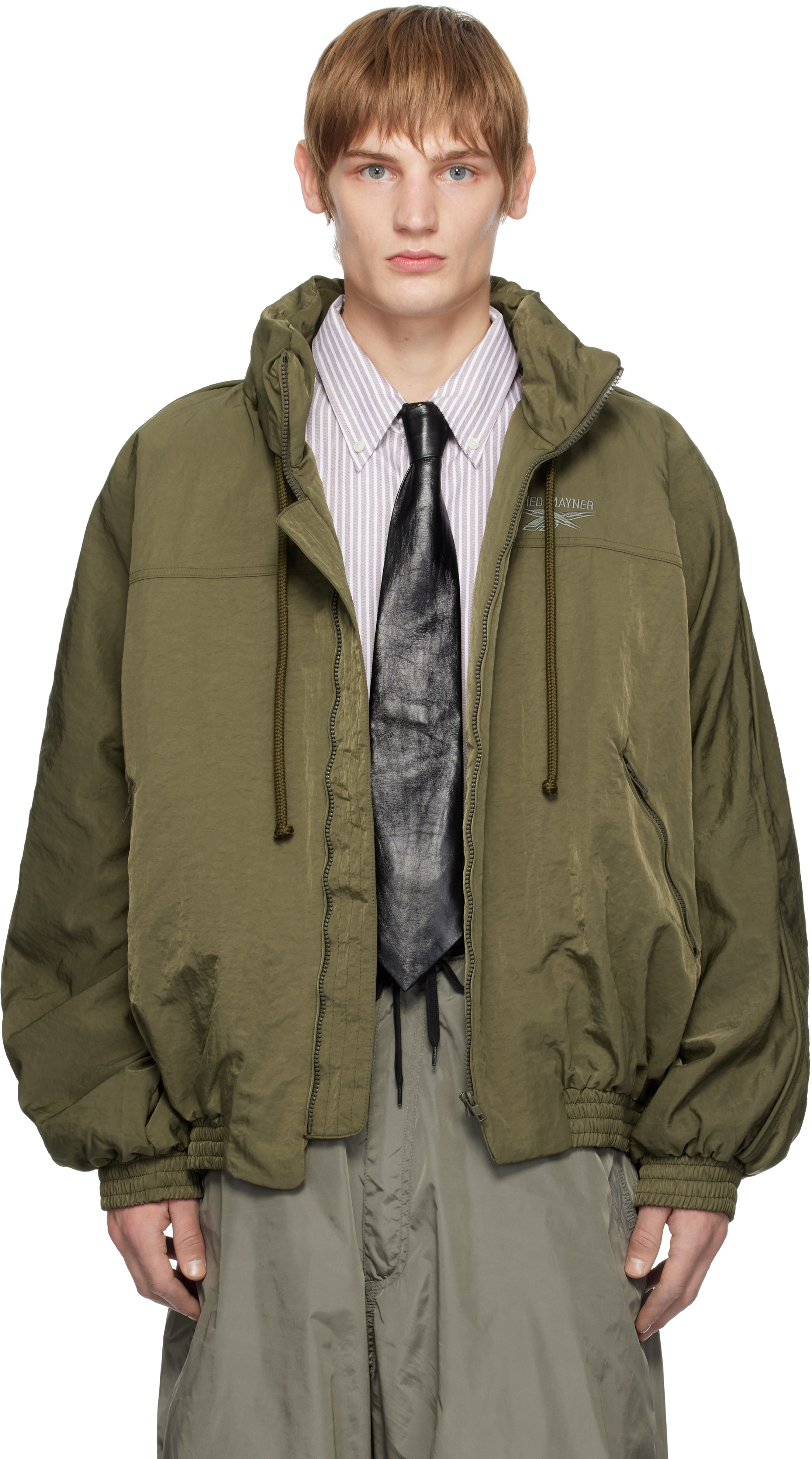 

Зеленая куртка Reebok Edition Zip SWAT Hed Mayner