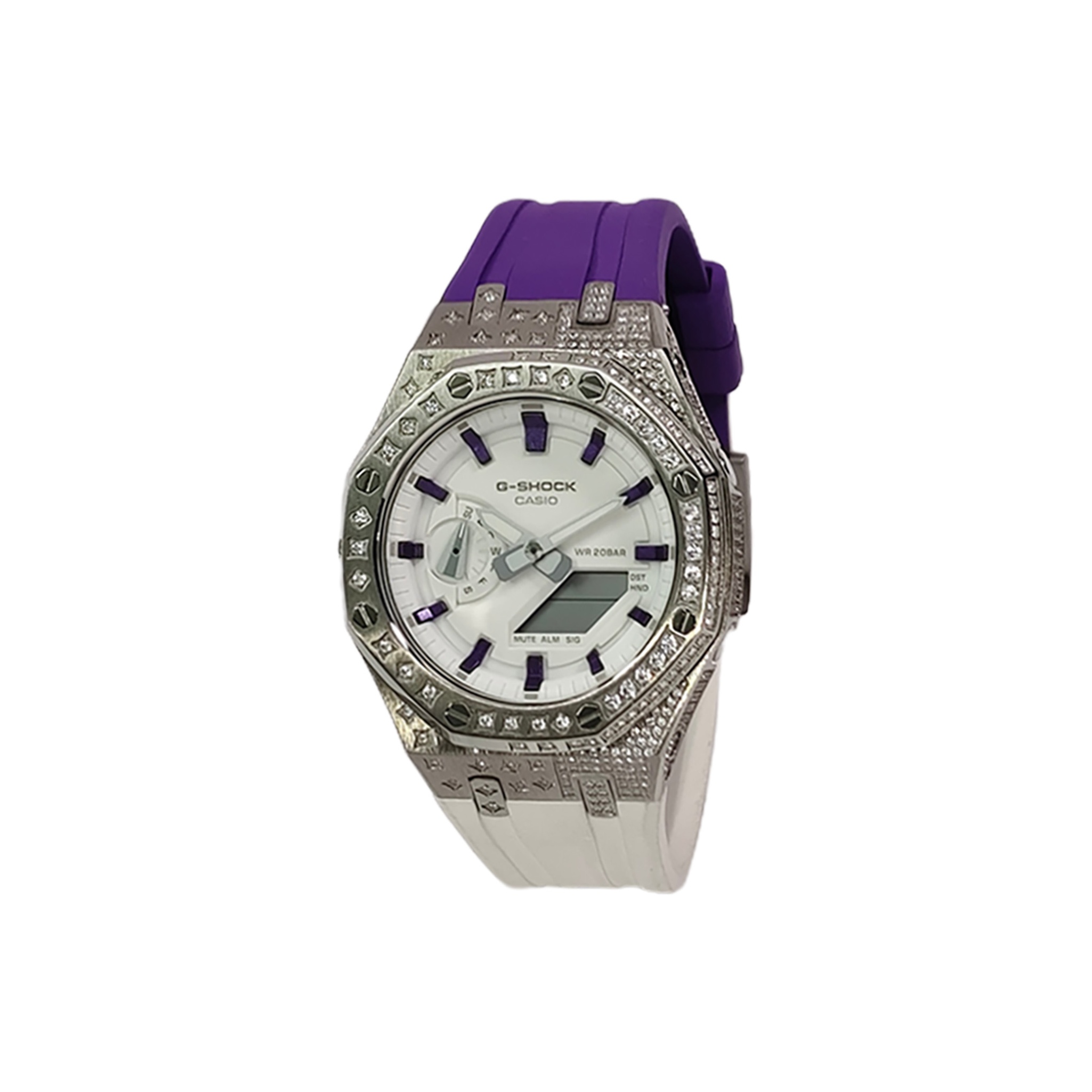 

CASIO Часы Retrofit Series Quartz Movement Fluoroelastomer Strap Watch Men's Watch White Dial, White Dial