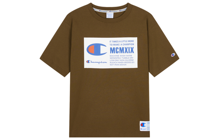 

Футболка с коротким рукавом Японская версия Unisex Champion, фиолетовая