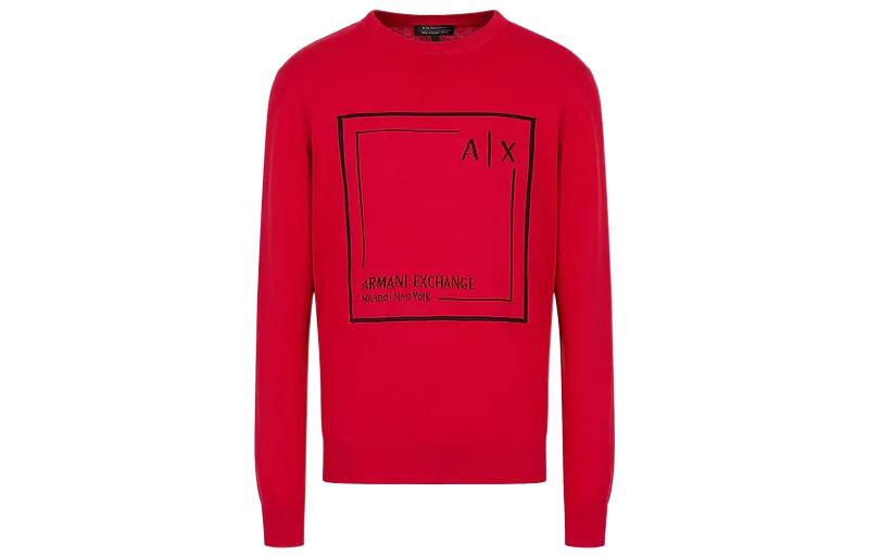 

ARMANI EXCHANGE Толстовка AE SS23 мужская красная