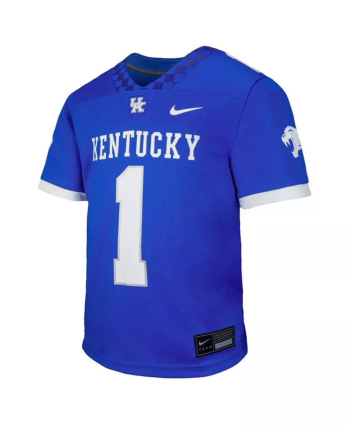 Big Boys and Girls 1 Royal Kentucky Wildcats Untouchable Replica Game Jersey Nike — фото 3
