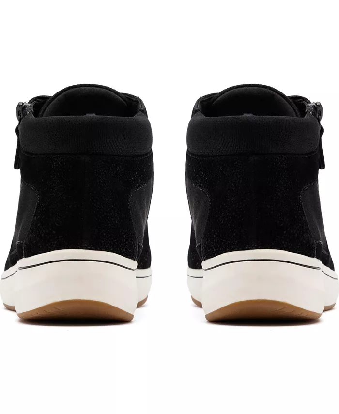 Женские кроссовки BreezeSky Rae на шнуровке Clarks, черный — фото 3