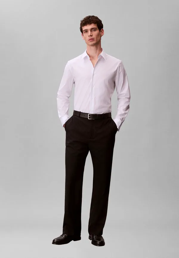 Классическая рубашка из цельного куска ткани Calvin Klein, Brilliant White — фото 2