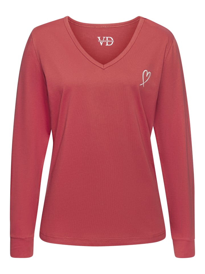 

Рубашка с длинным рукавом VIVANCE DREAMS, красный