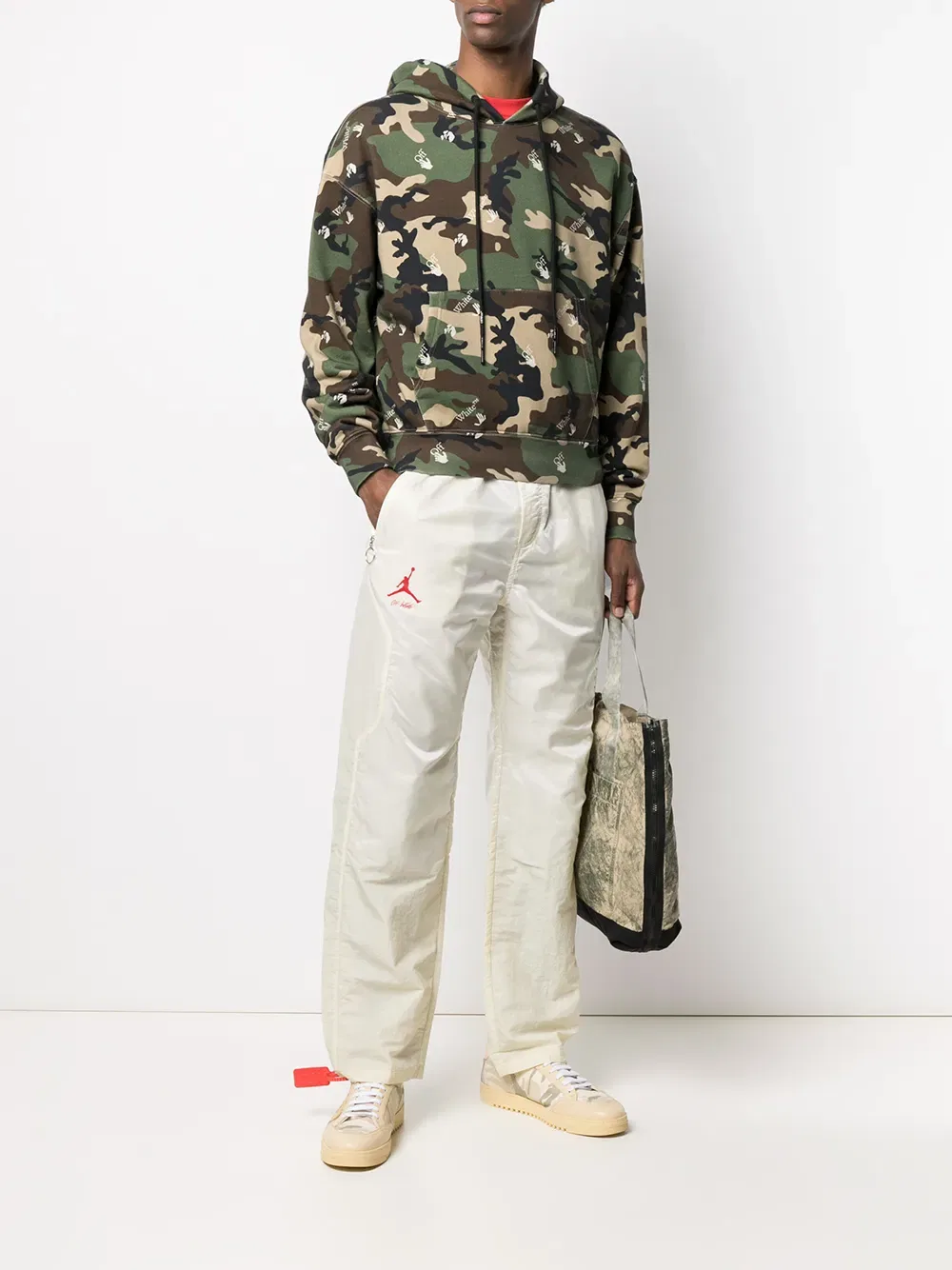 Спортивные брюки с логотипом Nike X Off-White, нейтральный — фото 2