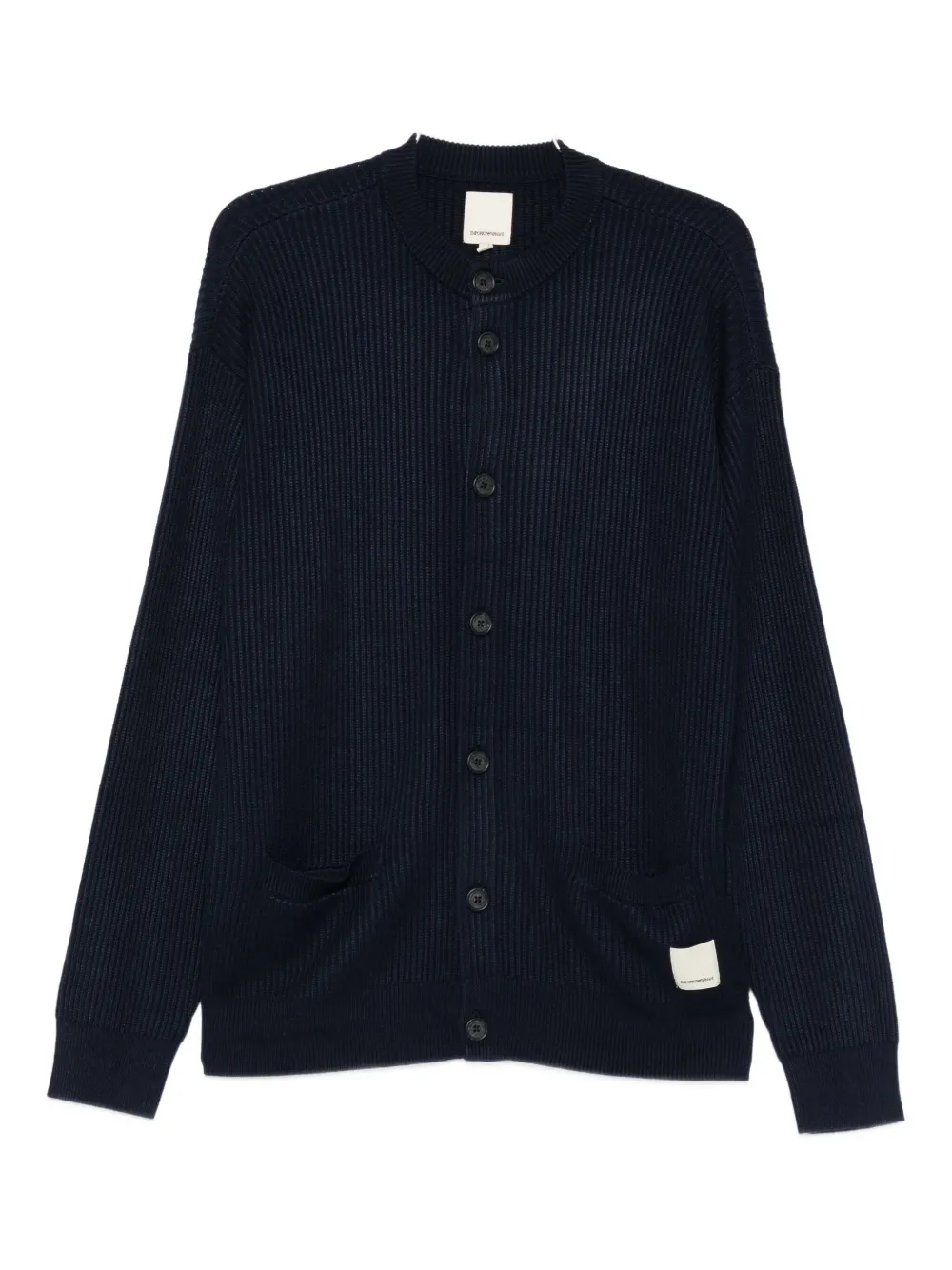 

Кардиган в рубчик Emporio Armani, синий