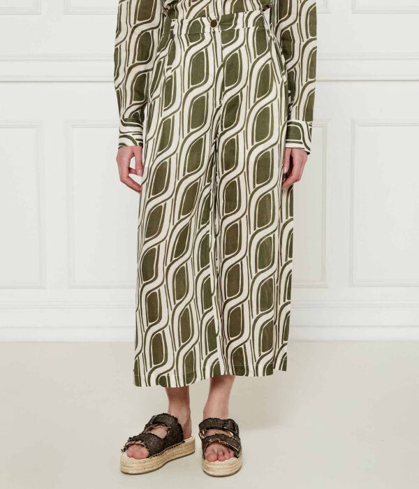 

Брюки Flare fit Liu Jo, зеленый