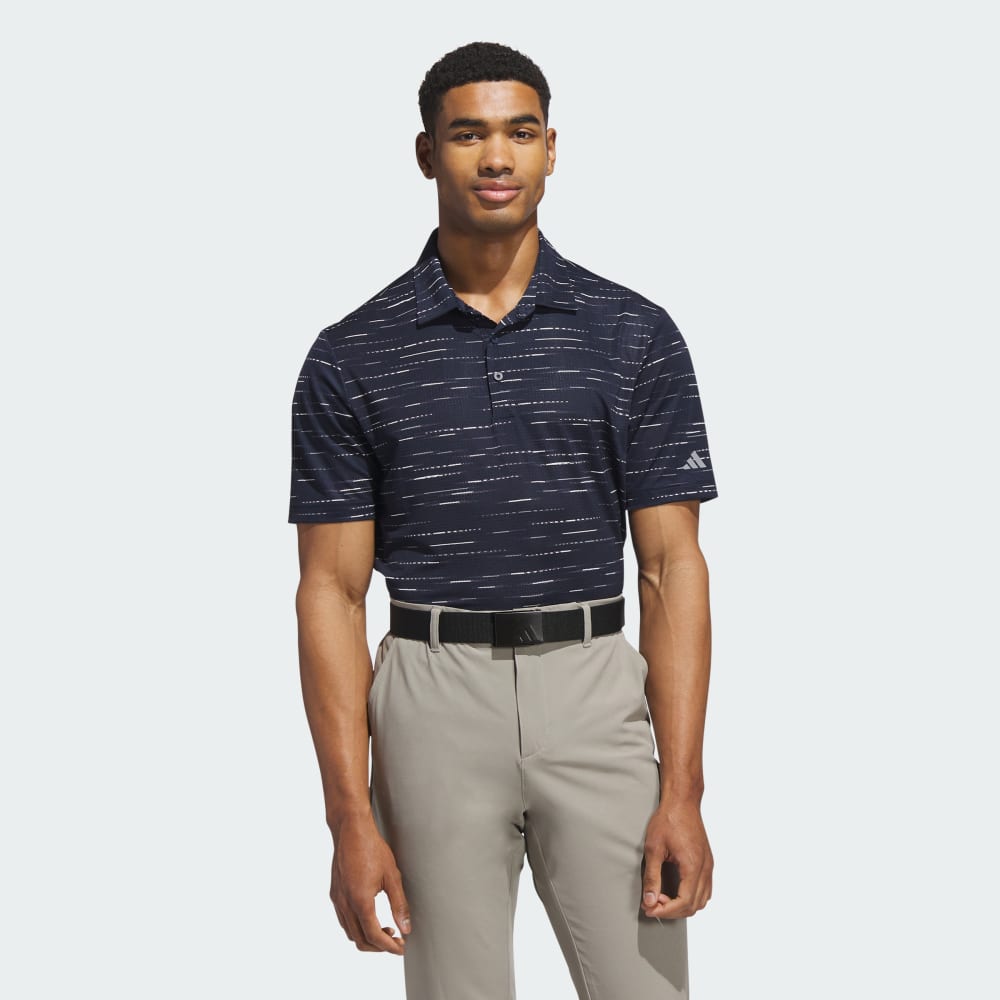 

Спортивная футболка Adidas Ultimate365 Mesh Glimmer Print Polo Shirt, цвет Collegiate Navy