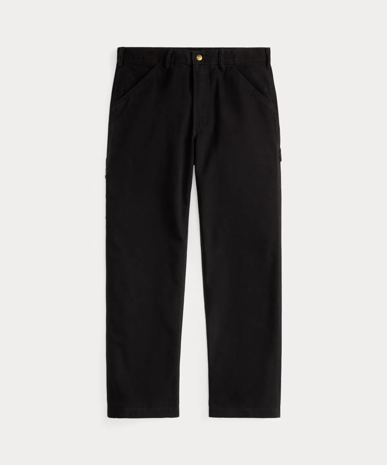 Повседневные брюки Polo Ralph Lauren Dungaree Canvas Carpenter, хлопок, чёрный — фото 2