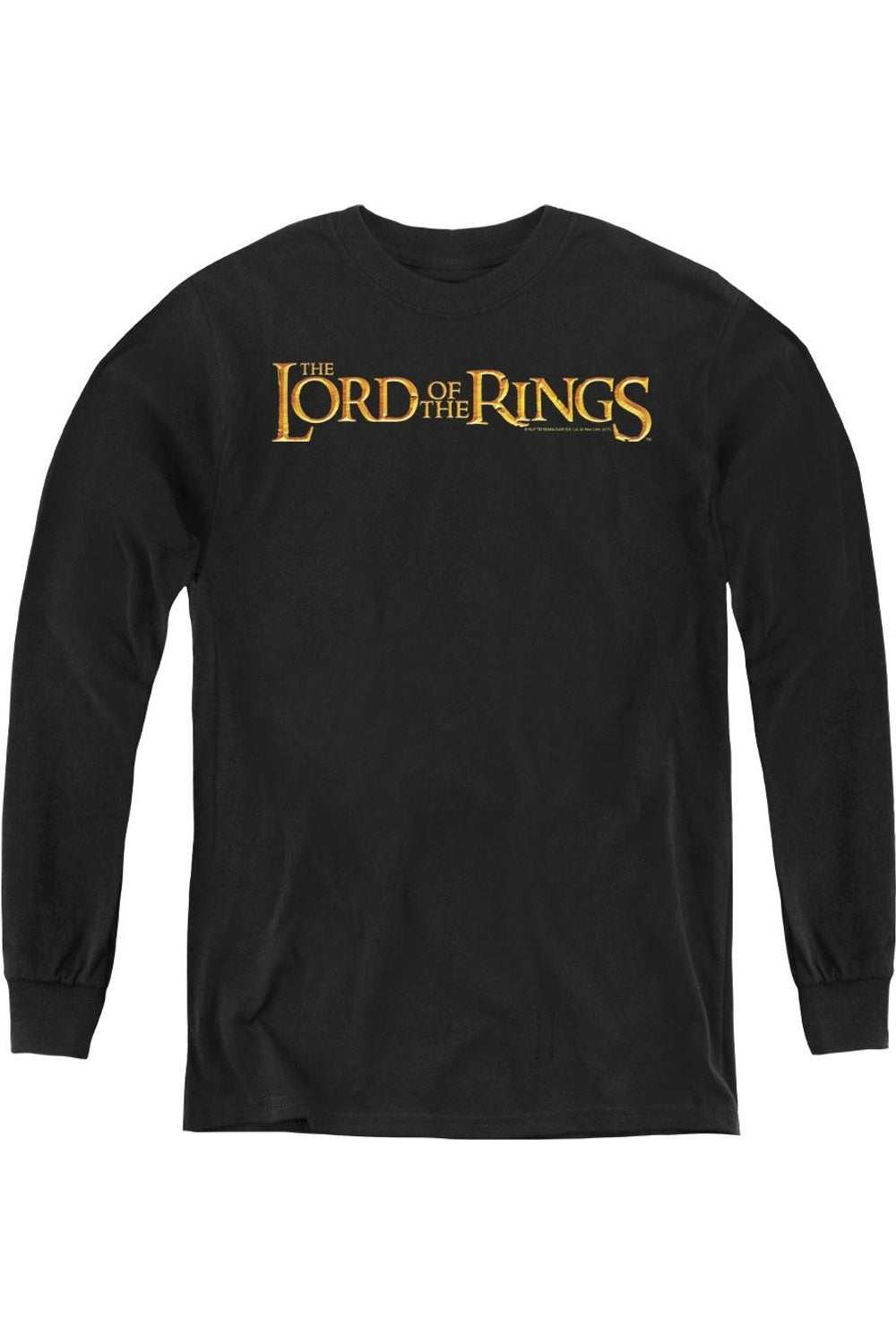 

Футболка с длинным рукавом для подростков с логотипом «Властелин колец» Lord Of The Rings Gildan, черный