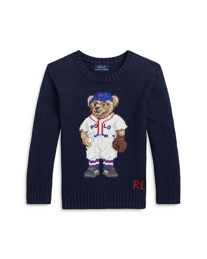 

Свитер Polo Bear для мальчиков из хлопка - Little Kid Ralph Lauren, синий