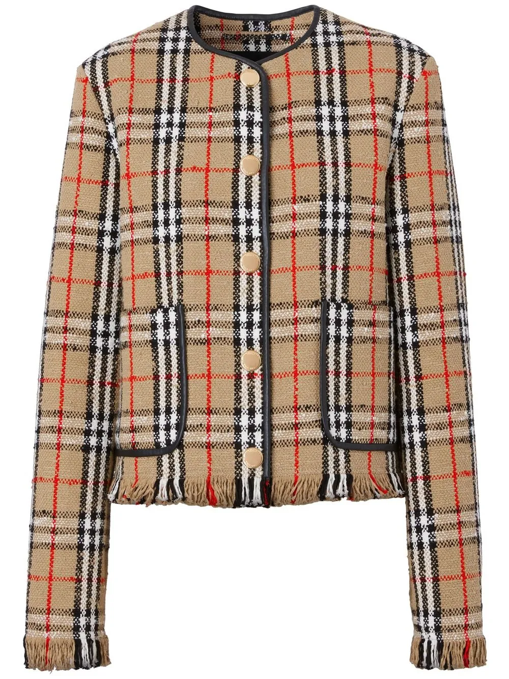

Жакет в клетку Vintage Check BURBERRY, нейтральный