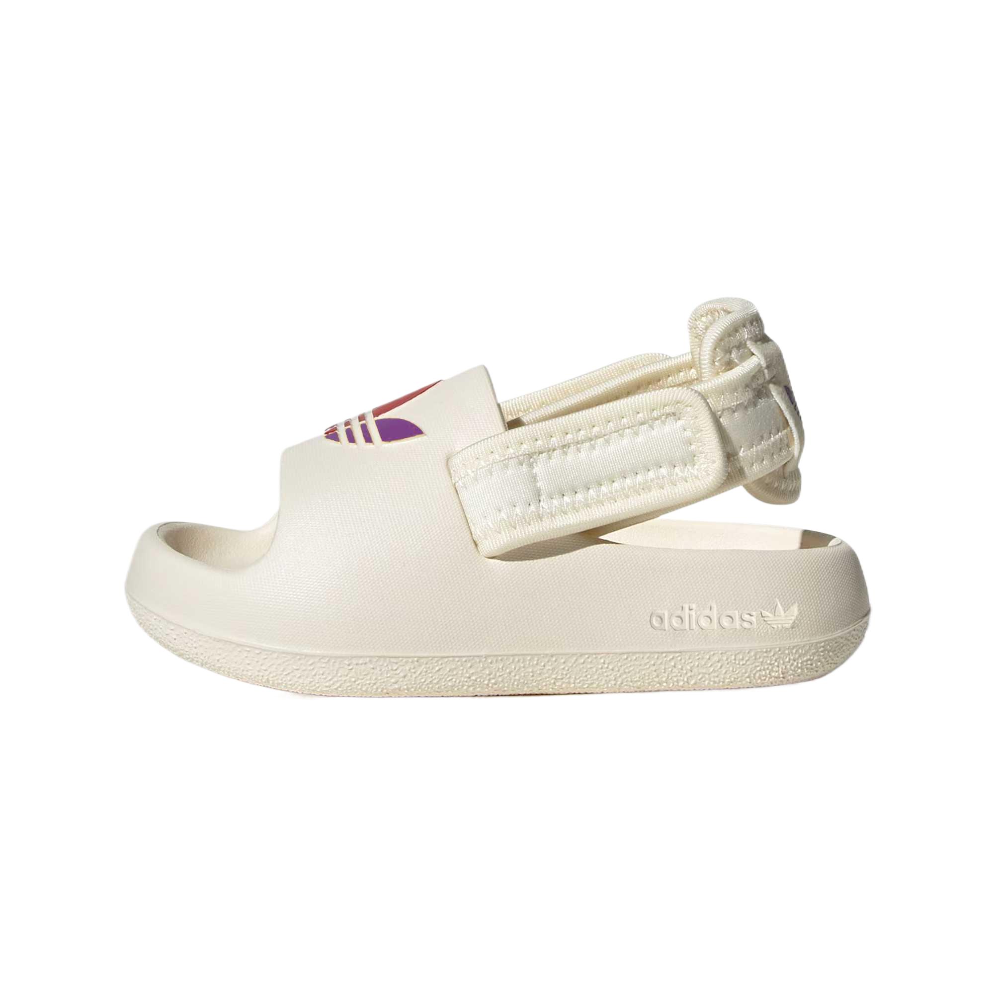 

Adidas Originals Детские сандалии ADIFOM ADILETTE цвета слоновой кости для младенцев и малышей