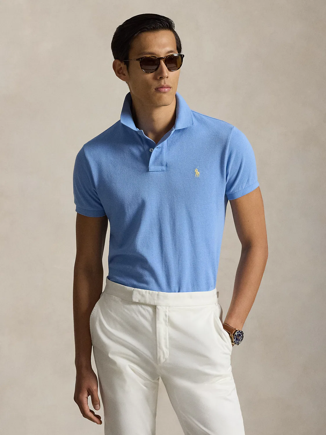 Рубашка стандартного кроя Polo Ralph Lauren, Light Blue — фото 2