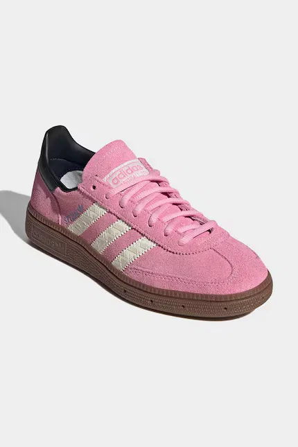 Кроссовки замшевые Handball Spezial Adidas Originals, розовый — фото 2