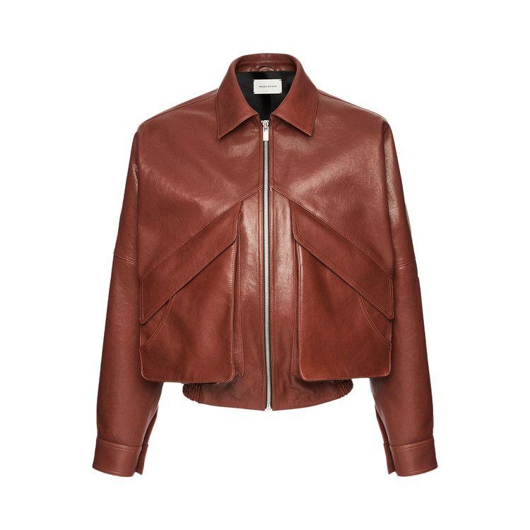 

Куртка Magda Butrym Leather Jacket 'Bordeaux'