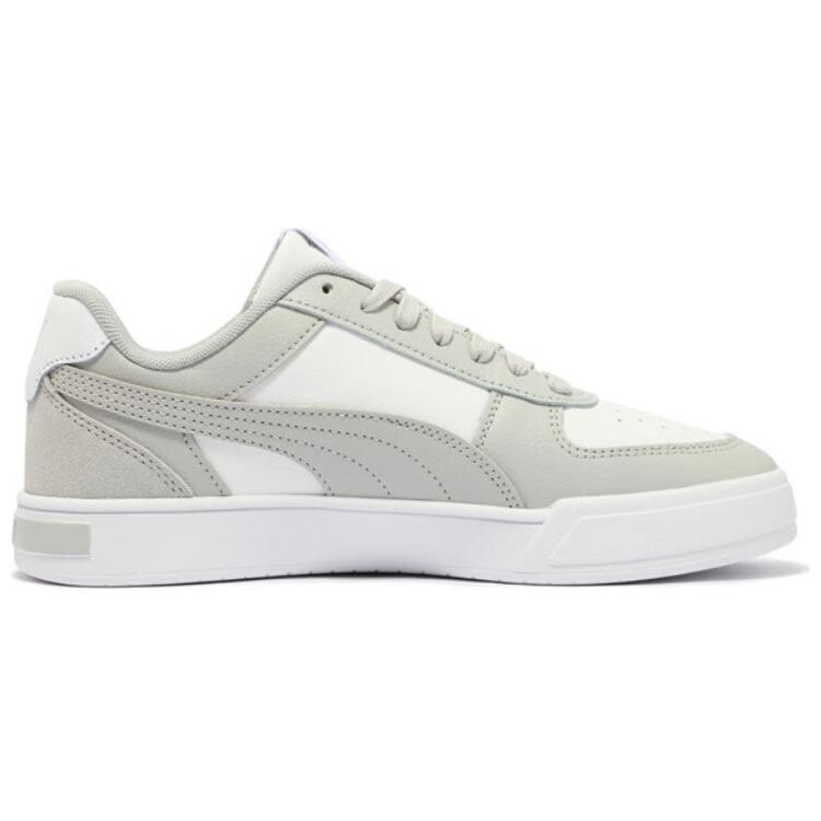 Кроссовки Puma Caven Skateboarding Shoes Unisex Low-top Grey/white, серый/черный/кремовый — фото 2