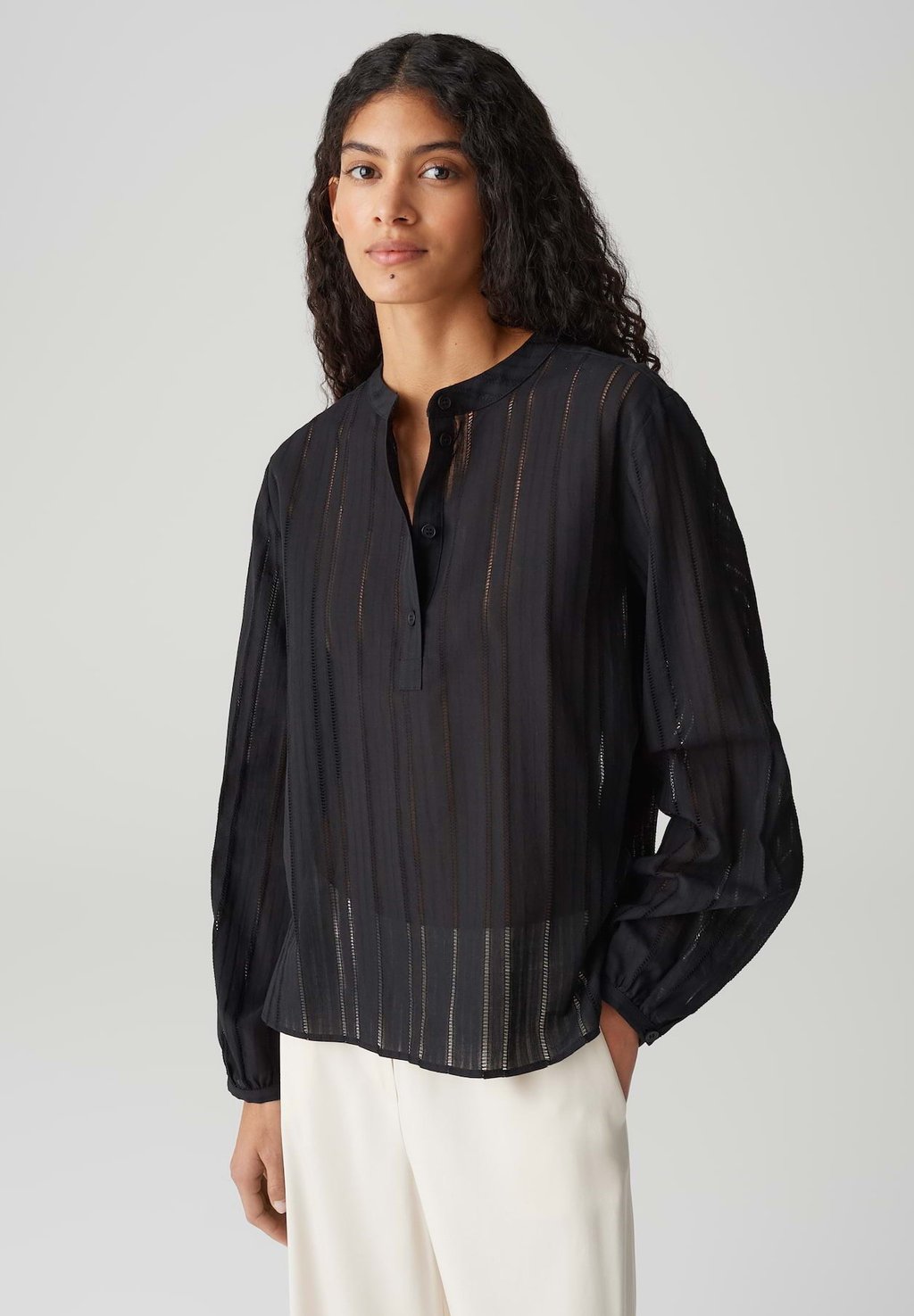 

Блуза LOOSE FIT LACE OPUS, черный