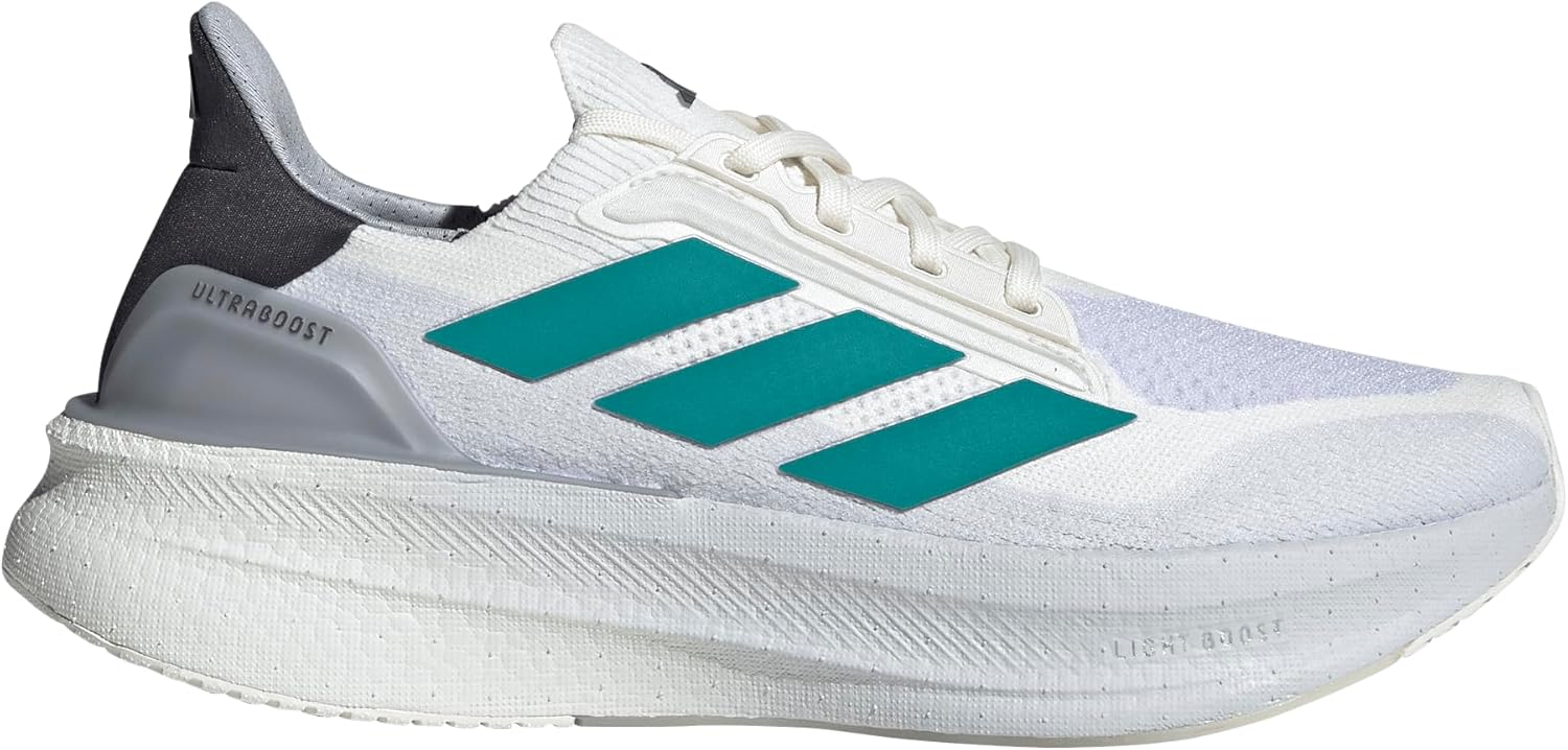 Мужские кроссовки Adidas Ultraboost 5X для бега, белый/серый/бирюзовый — фото 2