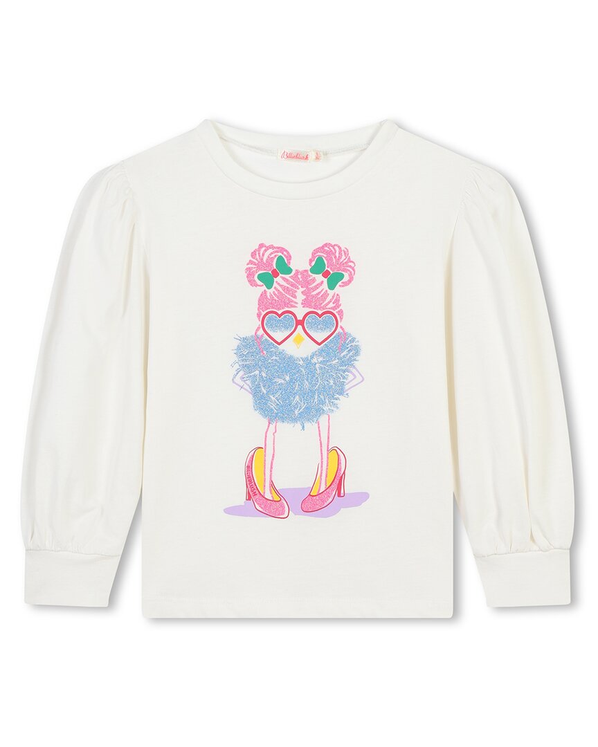 

Футболка с рисунком Billieblush Fashionista, слоновая кость