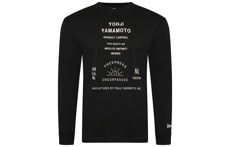 

Yohji Yamamoto Футболка унисекс черная, Черный, Yohji Yamamoto Футболка унисекс черная