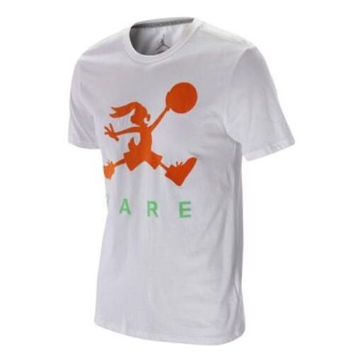 

Футболка Air Jordan Hare T-Shirt 'White', белый
