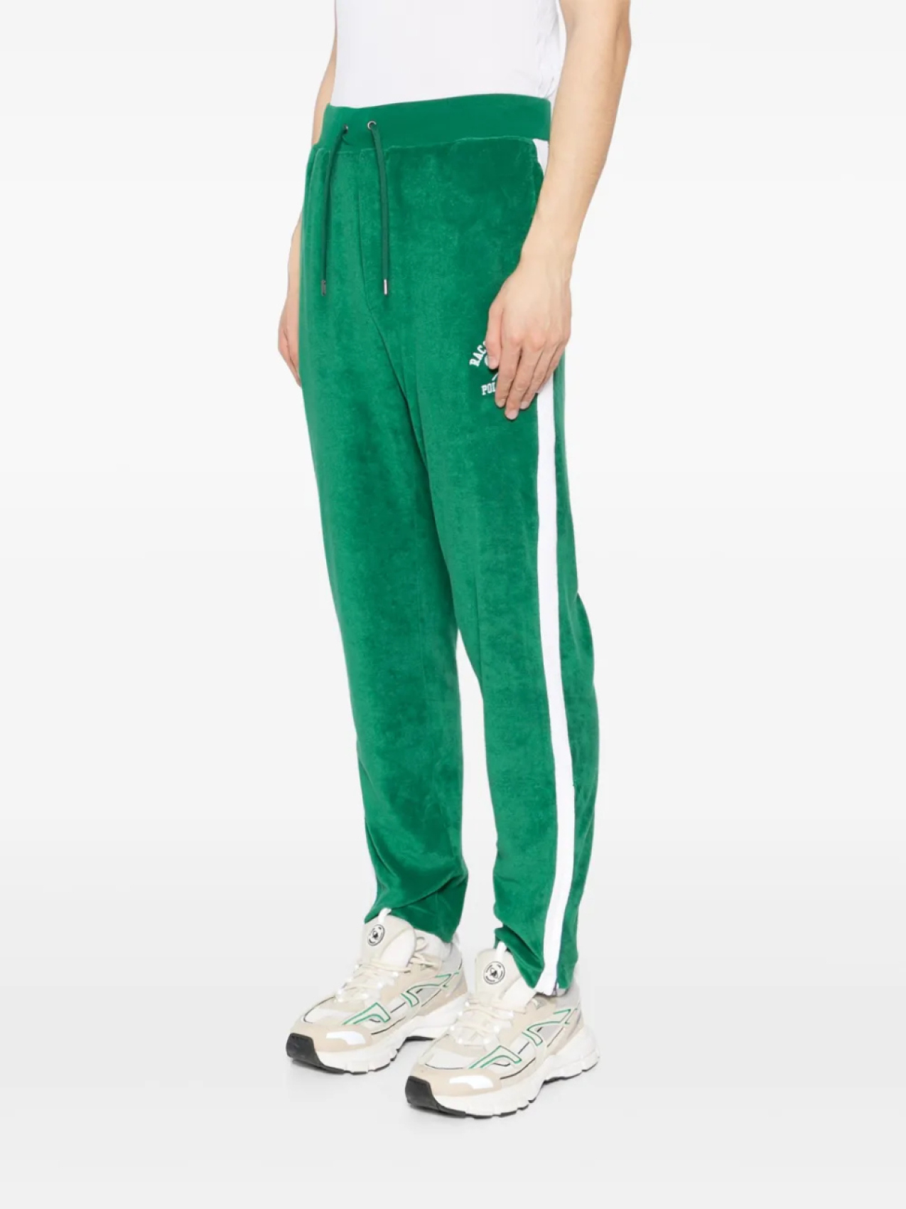 Polo Ralph Lauren спортивные брюки с вышивкой, зеленый — фото 3