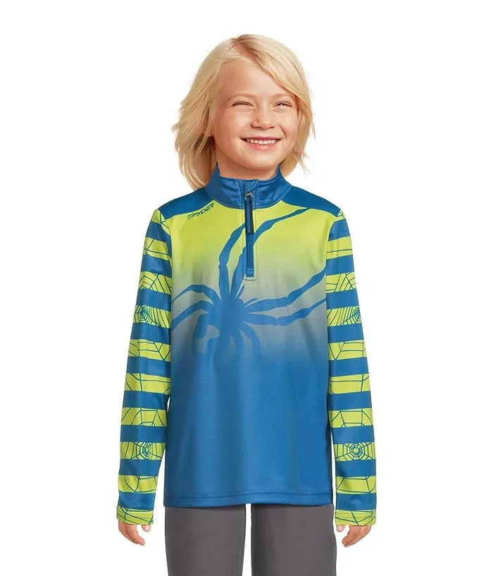 Свитшот с половинной молнией Challenge Spyder Kids, Lime