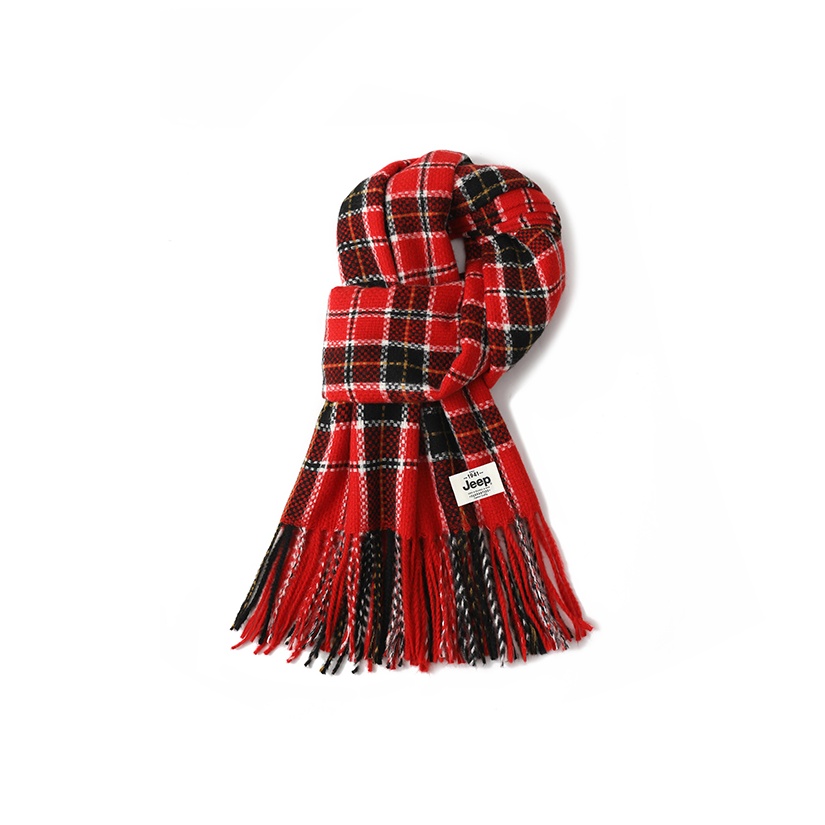 

Jeep Вязаный шарф унисекс, Red