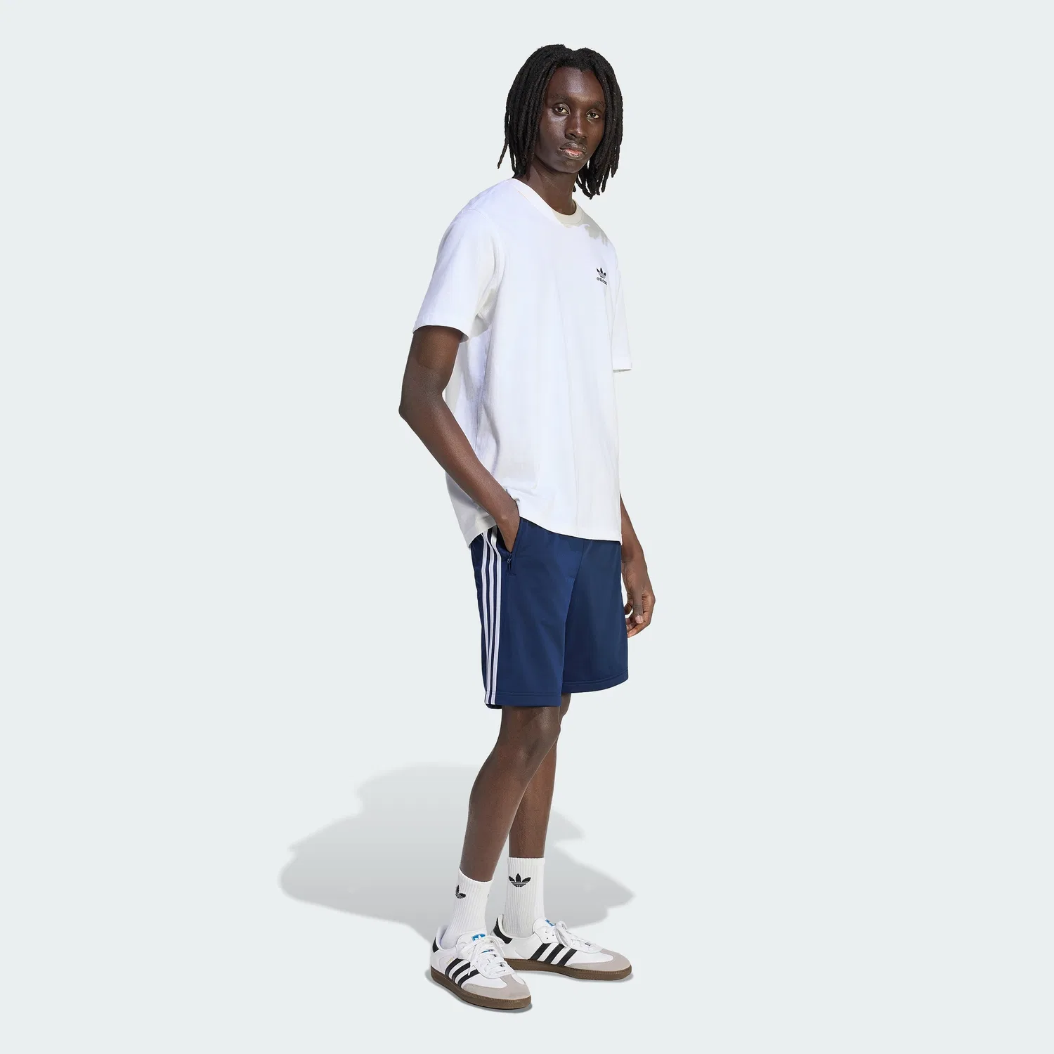 Мужские шорты Firebird цвета Night Indigo от Adidas — фото 3
