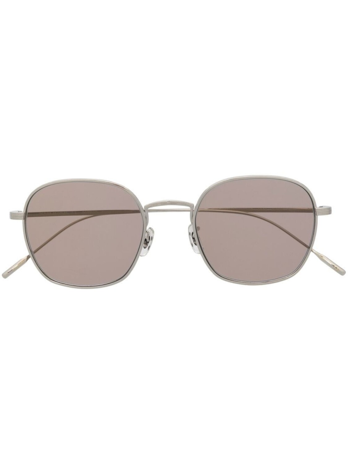 

Солнцезащитные очки в круглой оправе Oliver Peoples, серебристый