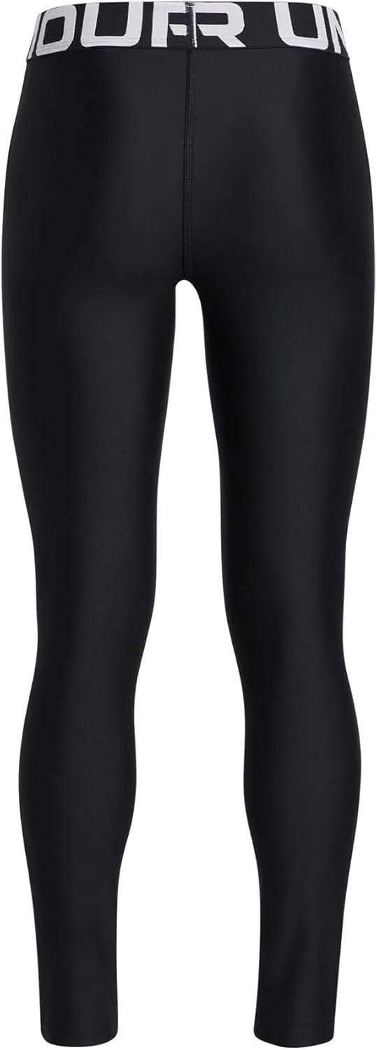 Леггинсы HeatGear Under Armour, Black/White — фото 2