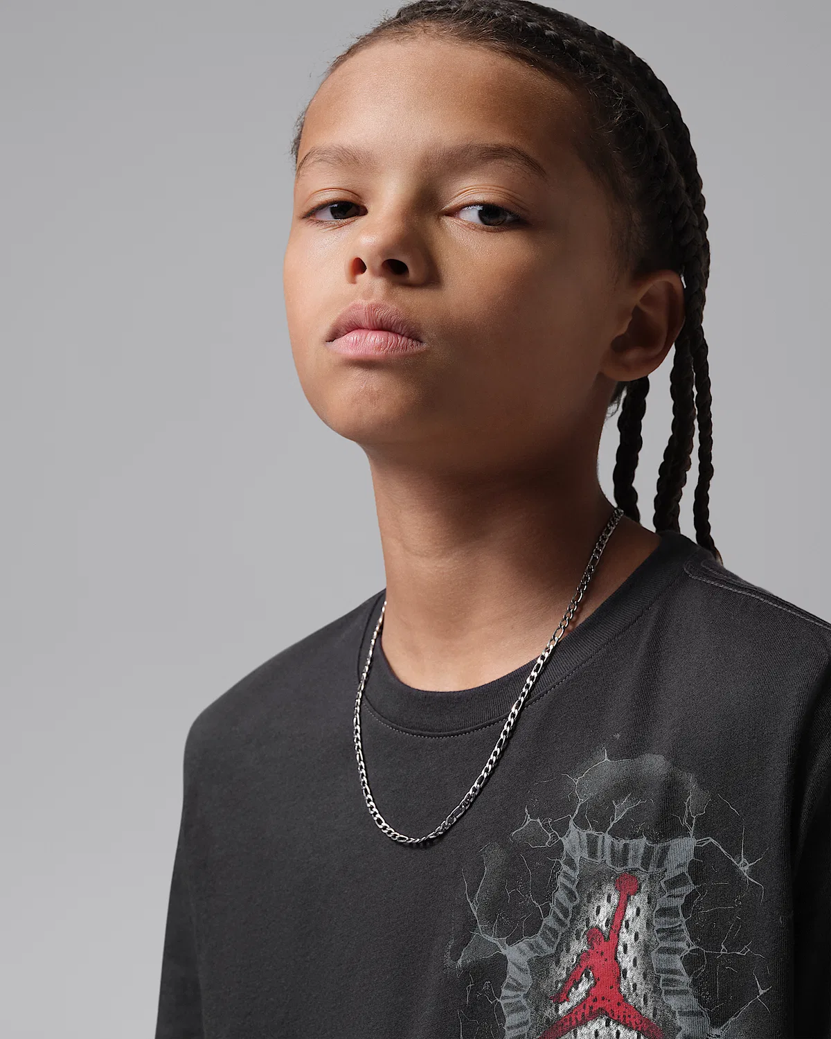 Детская футболка Jordan Jersey Breakthrough, Off Noir — фото 3