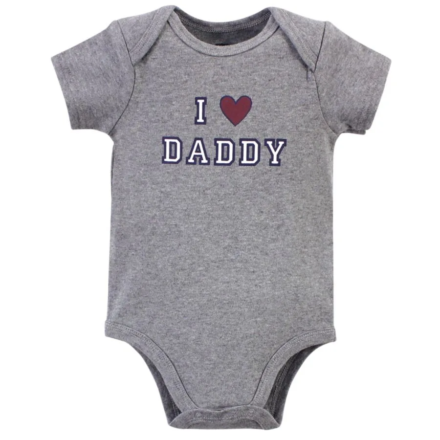 Комплект из трех хлопковых боди Hudson Baby, Boy Daddy — фото 4