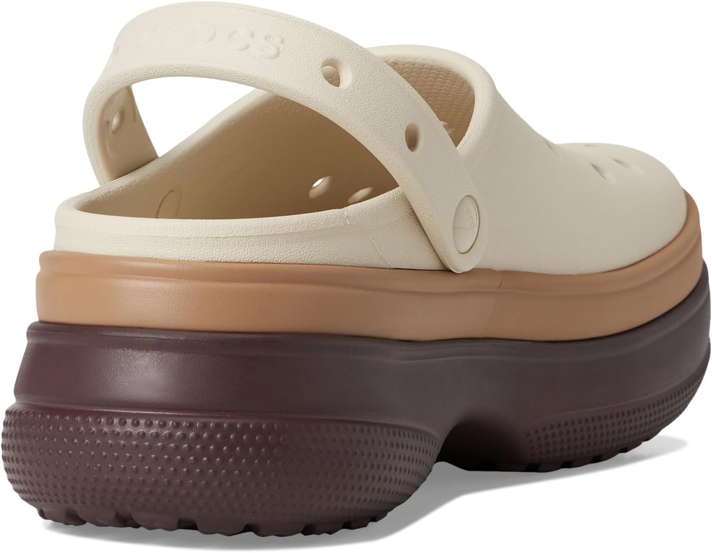 Сабо Унисекс Классические Сабо на Платформе Crocs, Mocha — фото 3