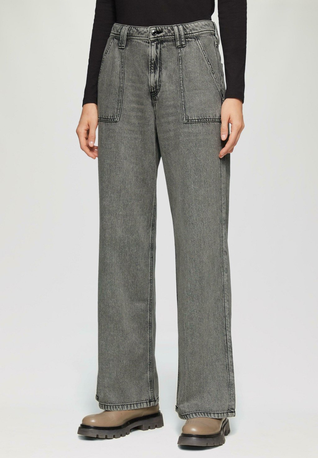 

Расклешенные джинсы SURI WIDE LEG s.Oliver, отбеленный деним