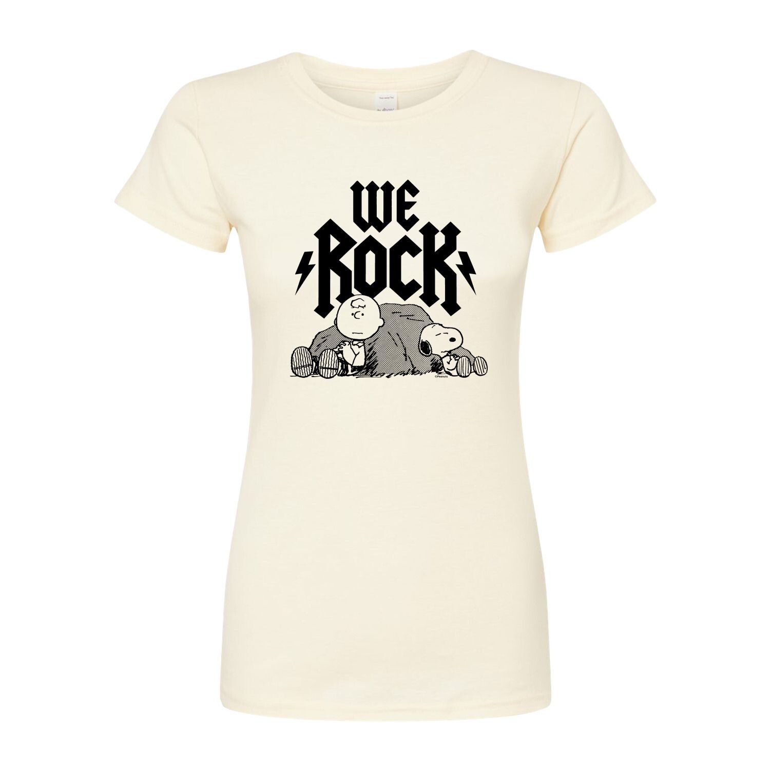

Детская футболка Peanuts Charlie Brown & Snoopy We Rock с графическим рисунком Licensed Character