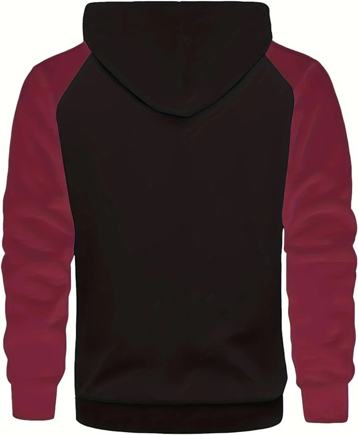 Толстовка Quarter Zip с капюшоном, цветной блок, свободный крой — фото 3