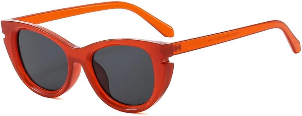 

Классические солнцезащитные очки «кошачий глаз» в ретро-стиле, маленькая оправа, для женщин, путешествий и мужчин, для активного отдыха на природе, вождения, рыбалки, защита от УФ-излучения UV400 TVTBBVV, Red Gray