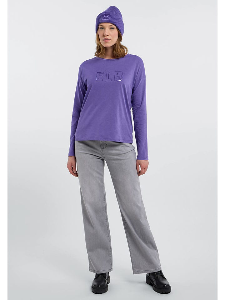 

Лонгслив ELBSAND Longsleeve Nikka, фиолетовый