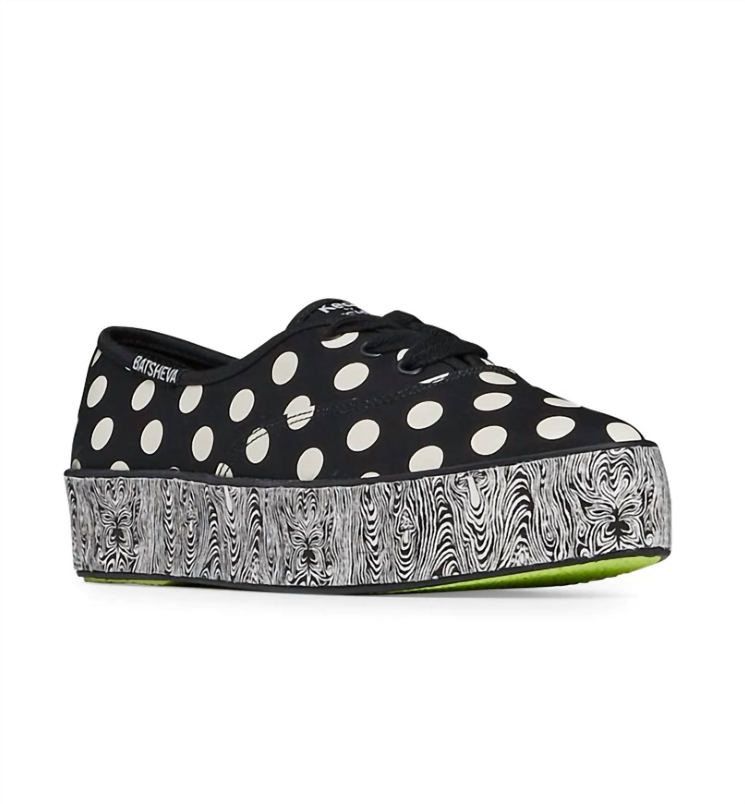 Женские кеды Keds в черном/белом цвете Batsheva