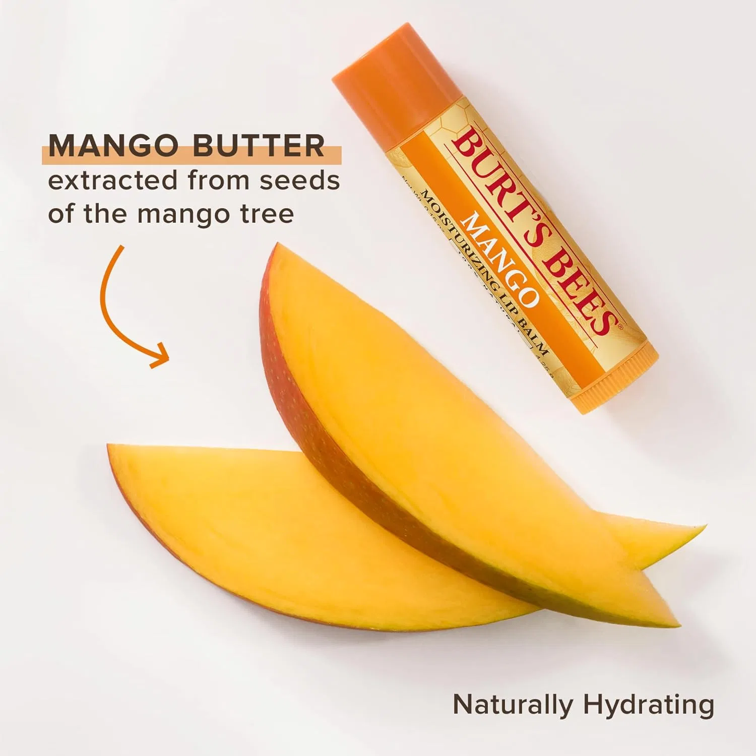 Натуральный увлажняющий бальзам для губ с манго от Burt's Bees Burt'S Bees — фото 2