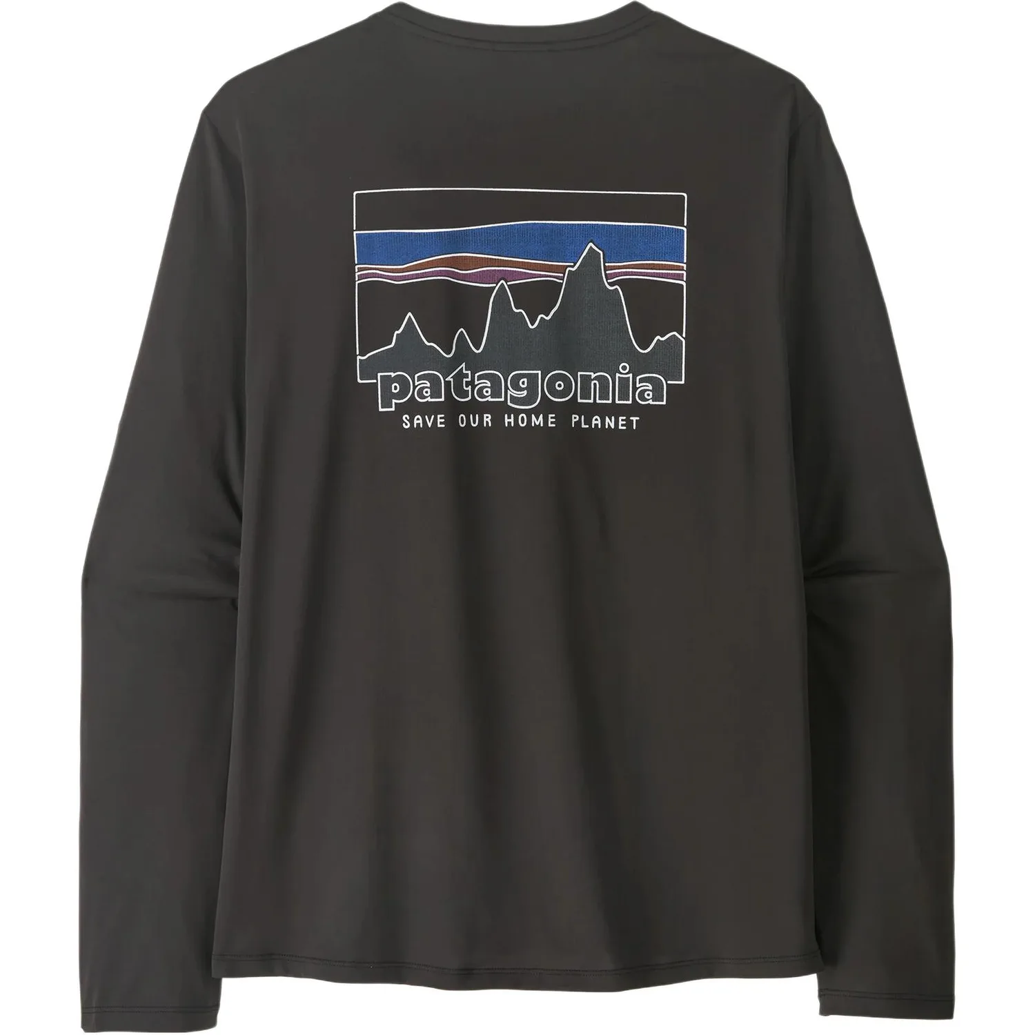 Футболка мужская Capilene Cool Daily Skyline Quick Dry Patagonia, черный/blk