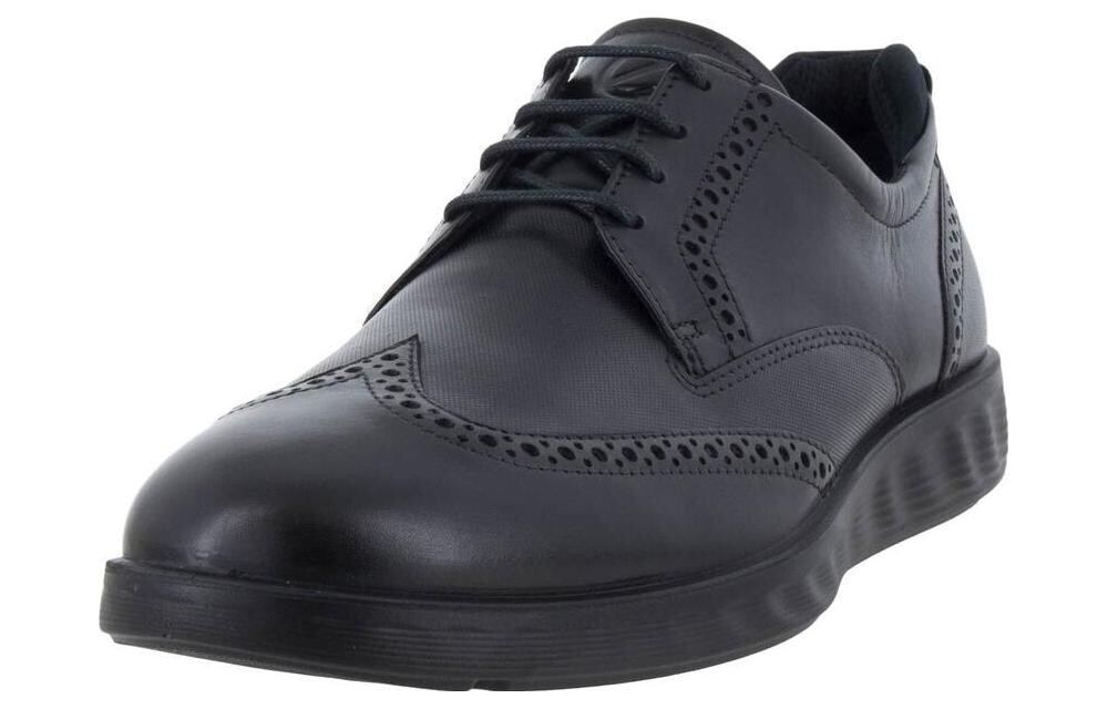 Мужские туфли Ecco Men's Casual Shoes Men Low-Top Black — фото 4