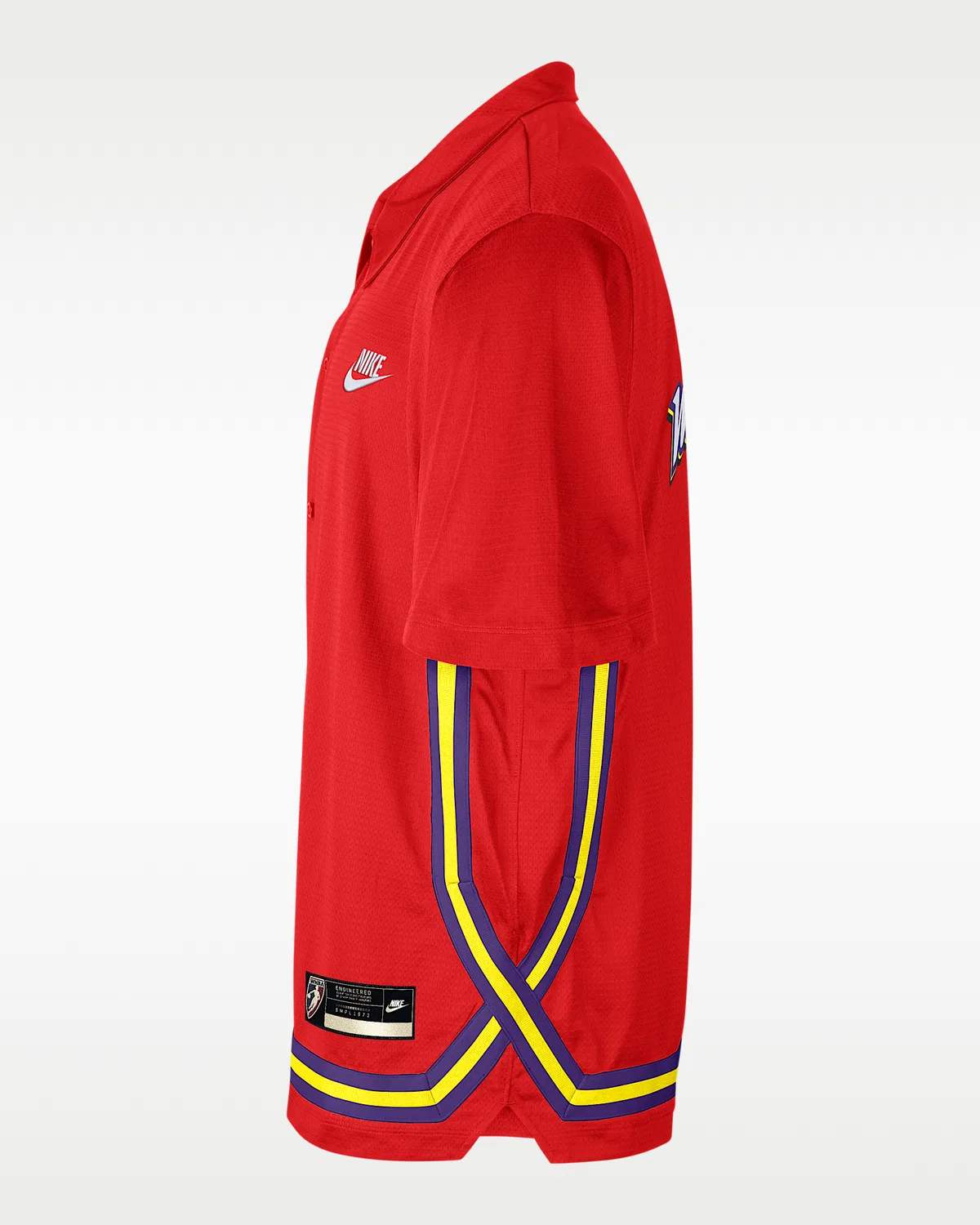 Nike Dri-FIT WNBA Футболка Phoenix Mercury Court Origins, Chile Red/White — фото 3